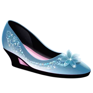 Fairy Tale Glass Slipper Illustration Png 4 PNG Image