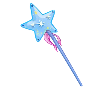 Fairy Wand With Stars Png 06292024 PNG Image