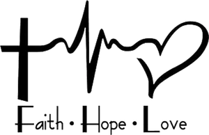 Faith Hope Love Tattoo Design PNG Image