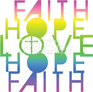 Faith Hope Love Hope Faith - Graphic Design, HD Png Download PNG