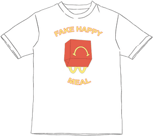 Image Of Fake Happy Meal Tee - Active Shirt, HD Png Download PNG