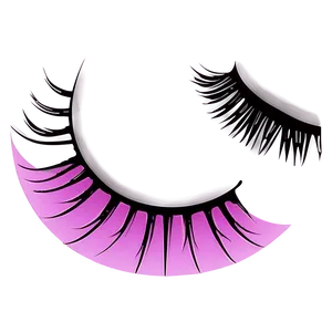 Fake Lashes Set Png Dls18 PNG Image