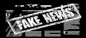 Fake News Stamp Graphic PNG with transparent background