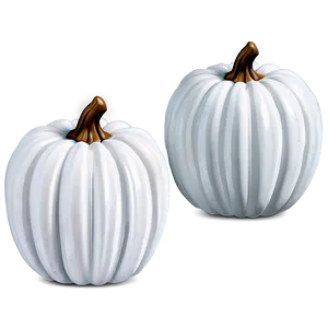 Fall Decor White Pumpkin Png Yhv14 PNG Image