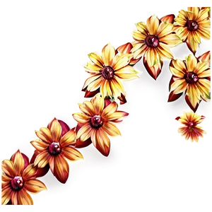 Fall Nature Flowers Png Blj PNG Image