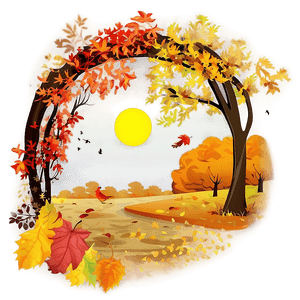 Fall Scenery PNG fuh PNG image with transparent background