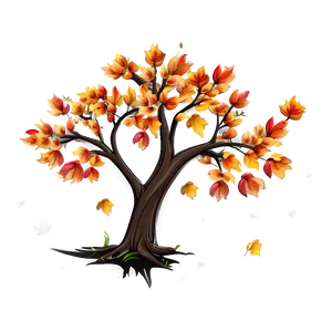 Fall Tree Artwork Png 72 PNG Image