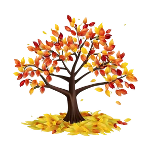 Fall Tree Artwork Png Kqx PNG Image