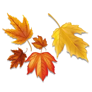 Fallen Leaves Autumn Scene Png Ucv28 PNG Image