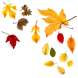 Falling Leaves B PNG Image