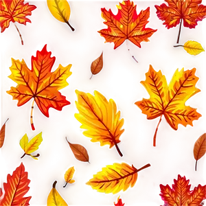 Falling Leaves C PNG Image