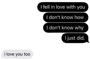 Fallingin Love Text Exchange PNG Image