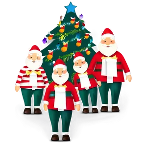 Family Christmas Clipart Png 06262024 PNG Image