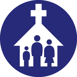 Family Church Icon PNG Image