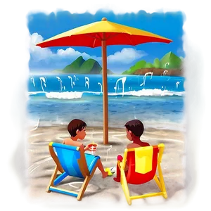 Family Fun Beach Day Png 15 PNG Image