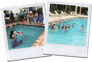 Mermaid Jules Will Lead Pool Games Based On Swimming - Swimming Pool, HD Png Download PNG with transparent background