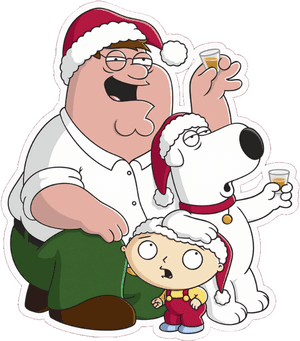 Family Guy Stewie Griffin Brian Griffin Peter Griffin - Family Guy Stewie Christmas, HD Png Download PNG image with transparent background