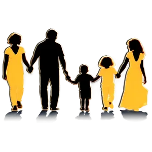 Family Silhouette Clipart Png Cyp PNG Image