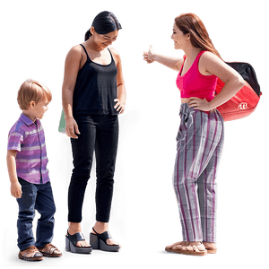 Family Standing Together PNG xxi PNG