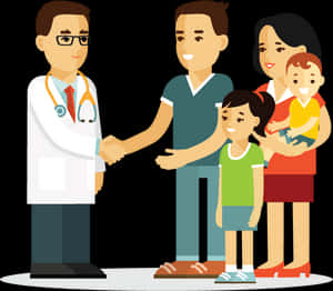 Family Practice Mydrnow For - Doctor And Family Cartoon, HD Png Download PNG image with transparent background