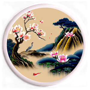 Famous Asian Paintings PNG oyg PNG image with transparent background