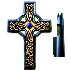 Fancy Celtic Cross Png 06292024 PNG Image