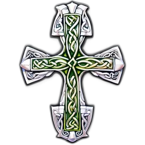 Fancy Celtic Cross Png Wcv5 PNG Image