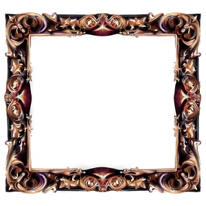 Fancy Rectangle Frame Png 40 PNG Image