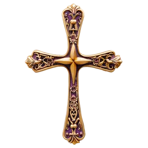 Fancy Religious Cross Png Akl37 PNG Image