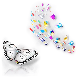 Fancy White Butterfly Png Xpo PNG Image