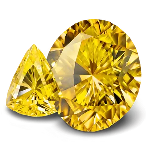 Fancy Yellow Diamond Jewel Png Lgn PNG Image