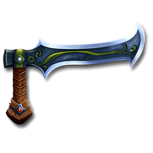Fantasy Axe Illustration PNG qfc46 PNG image with transparent background