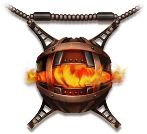 Fantasy Barbecue Grill Icon PNG Image