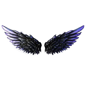 Fantasy Black Angelic Wings Png 06232024 PNG Image