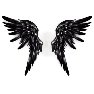 Fantasy Black Angelic Wings Png 06232024 PNG Image