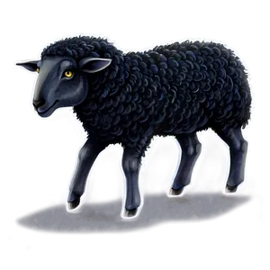 Fantasy Black Sheep Png Rlt PNG Image