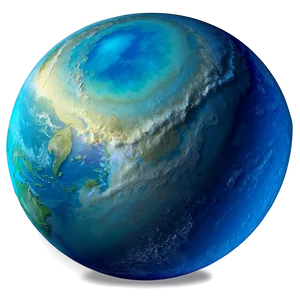 Fantasy Blue Planet Scene Png Xrs48 PNG Image