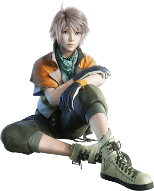 Final Fantasy Sitting Close - Final Fantasy Xiii Character, HD Png Download PNG image with transparent background