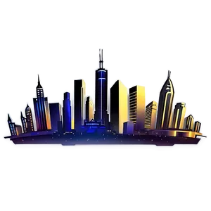 Fantasy City Skyline Png 06202024 PNG Image