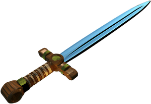 Sword, Weapon, Dagger, Blue, Blade, Metallic, Fantasy - Sword, HD Png Download PNG image with transparent background