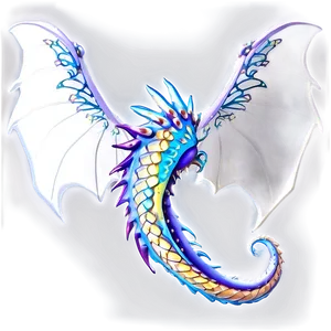 Fantasy Dragon Wings Design Png Hqa PNG Image