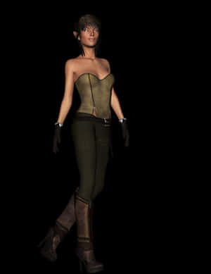Fantasy Elf Character Portrait PNG image with transparent background
