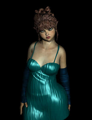 Fantasy_ Elf_ Portrait PNG with transparent background