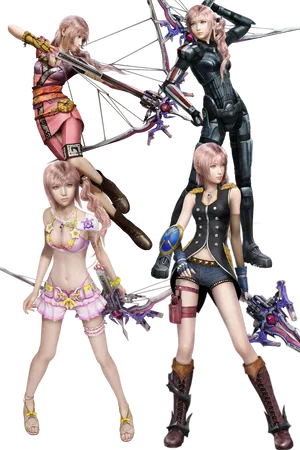 Fantasy Game Female Characters PNG Image