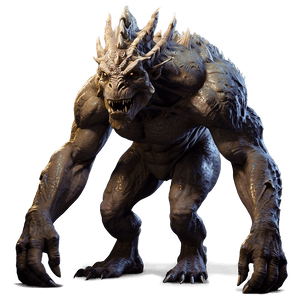 Fantasy Giant Creature PNG bwo PNG with transparent background