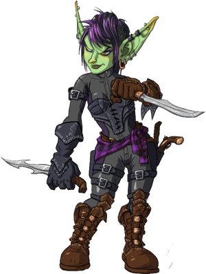Goblin Png Free Images - Wow Female Goblin Rogue, Transparent Png PNG