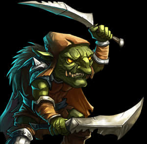 Fantasy_ Goblin_ Warrior PNG
