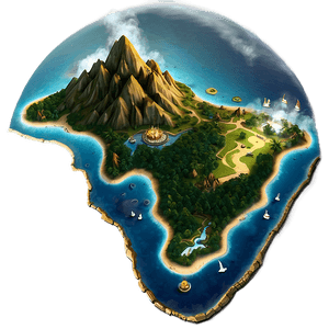 Fantasy Island Map PNG 06242024 PNG
