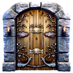 Fantasy Magical Door Design Png 95 PNG Image