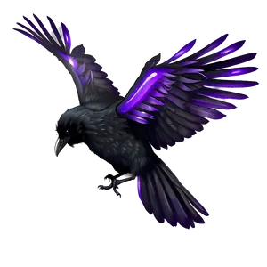 Fantasy Raven With Magic Png 18 PNG Image